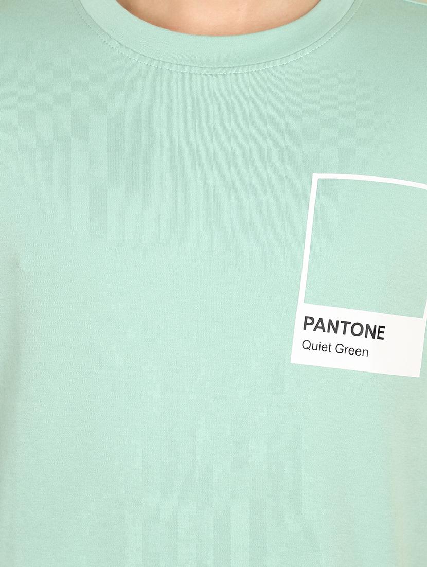 men placement print round neck t-shirt - 21177898 - Standard Image - 4