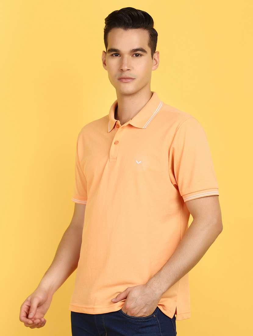 men polo neck short sleeves t-shirt - 21177931 -  Standard Image - 1