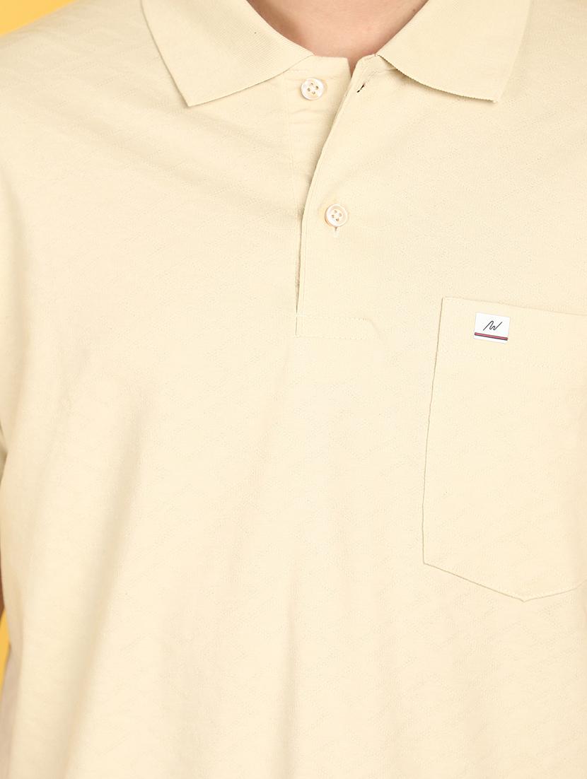 men solid polo t-shirt - 21177955 - Standard Image - 4