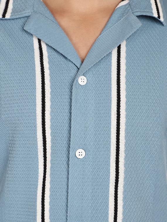 men striped casual shirt - 21178009 - Standard Image - 4