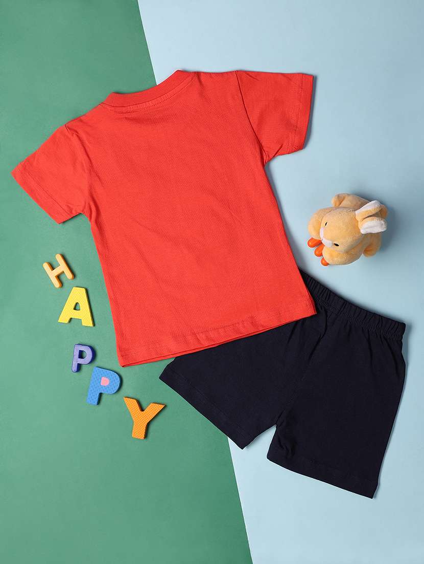 kids printed shorts twin set - 21178106 -  Standard Image - 1