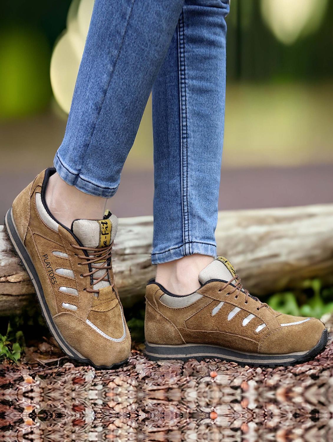 solid tan brown casual shoes - 21178283 - Standard Image - 1
