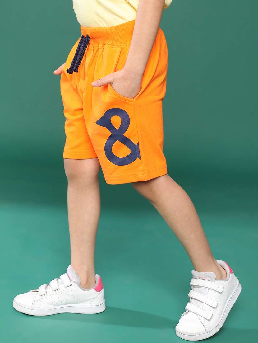 orange cotton shorts - 21178286 -  Standard Image - 1
