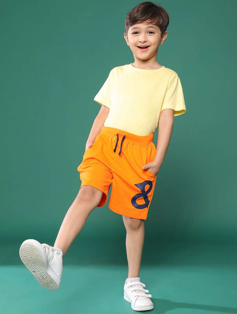 orange cotton shorts - 21178286 -  Standard Image - 4