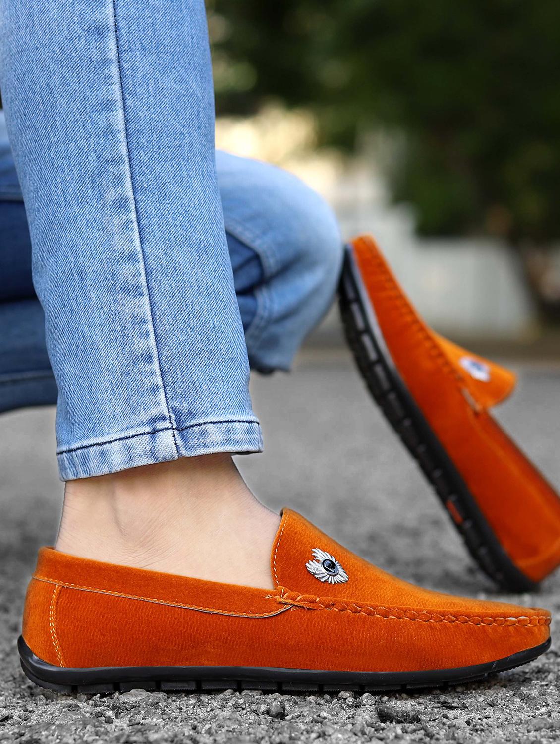tan suede slip on loafers - 21178295 -  Standard Image - 1