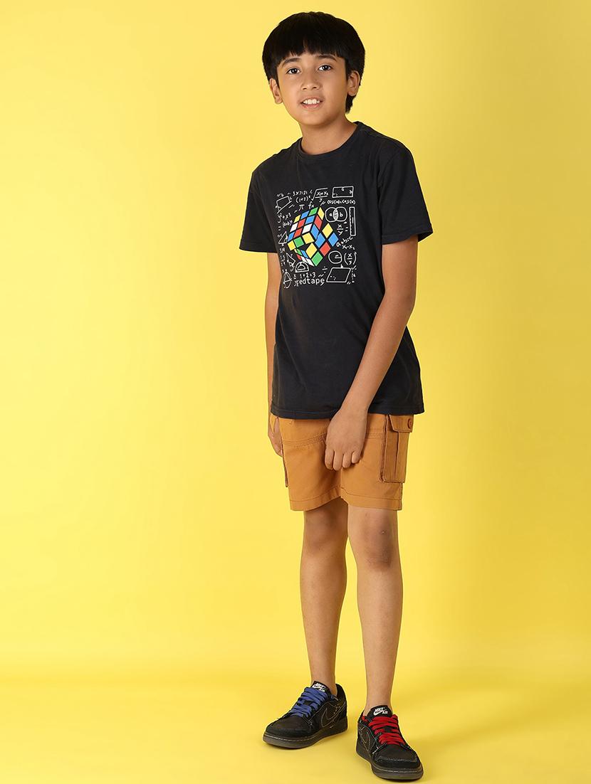 boys khaki cotton shorts - 21178505 - Standard Image - 4