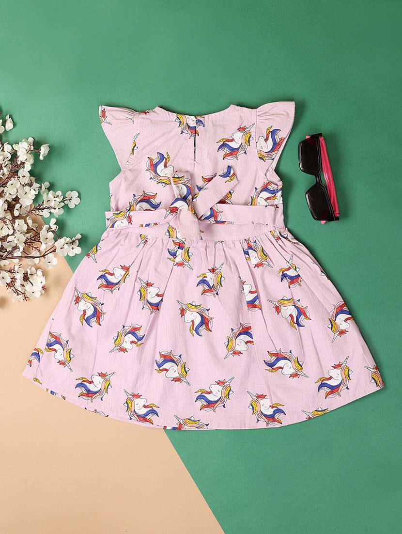 kids pink cotton frock - 21178662 -  Standard Image - 1
