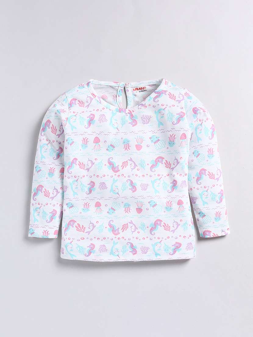 pink cotton fleece full length sets twin & jump suit - 21180580 -  Standard Image - 1