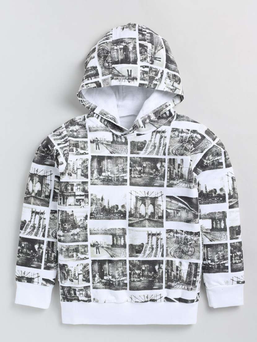 kids long sleeve hooded sweatshirt - 21180704 -  Standard Image - 1