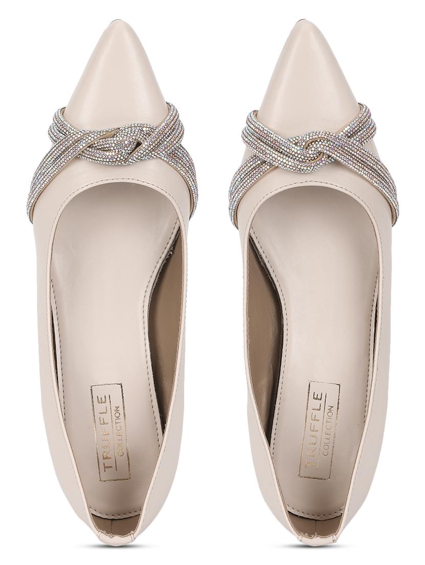 cream slip on sandal - 21180949 - Standard Image - 4