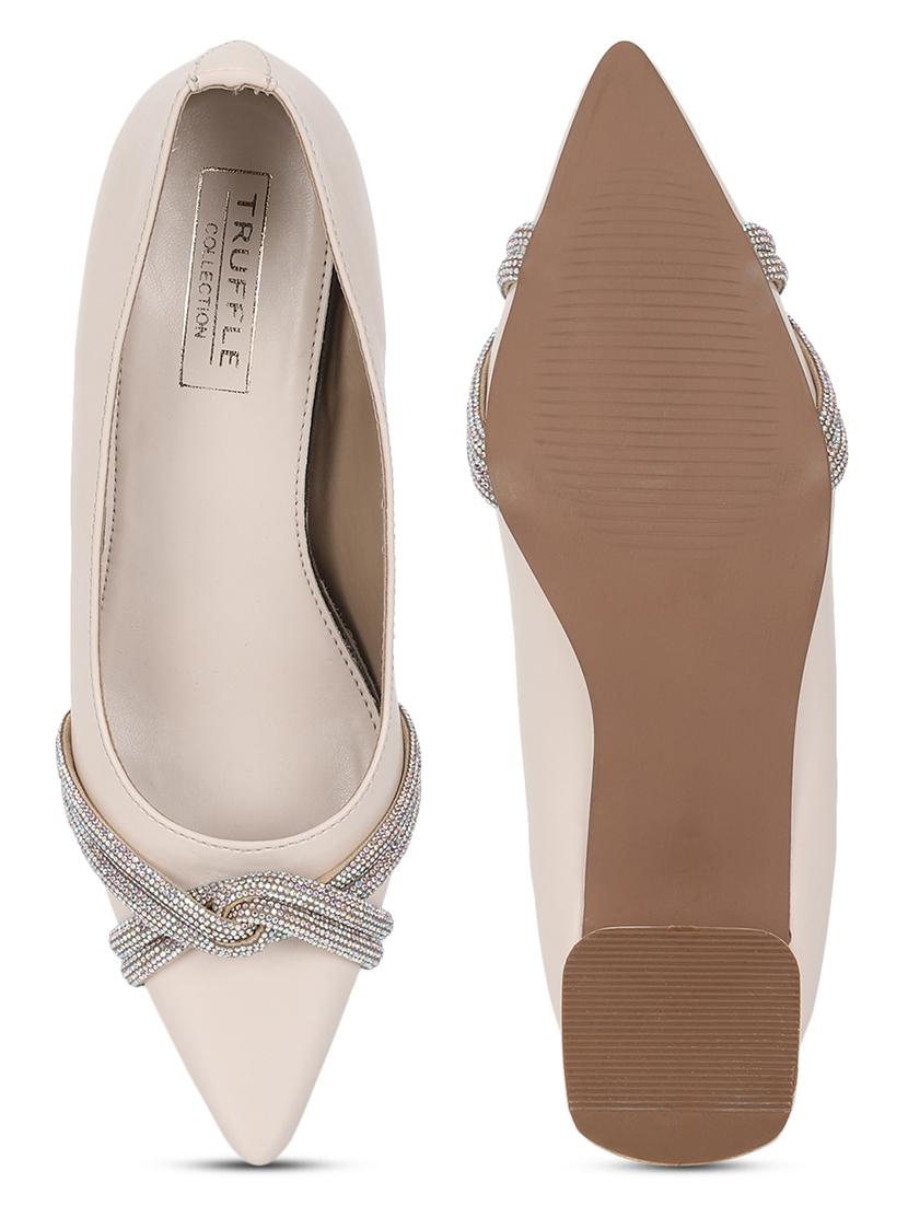 cream slip on sandal - 21180949 - Standard Image - 6