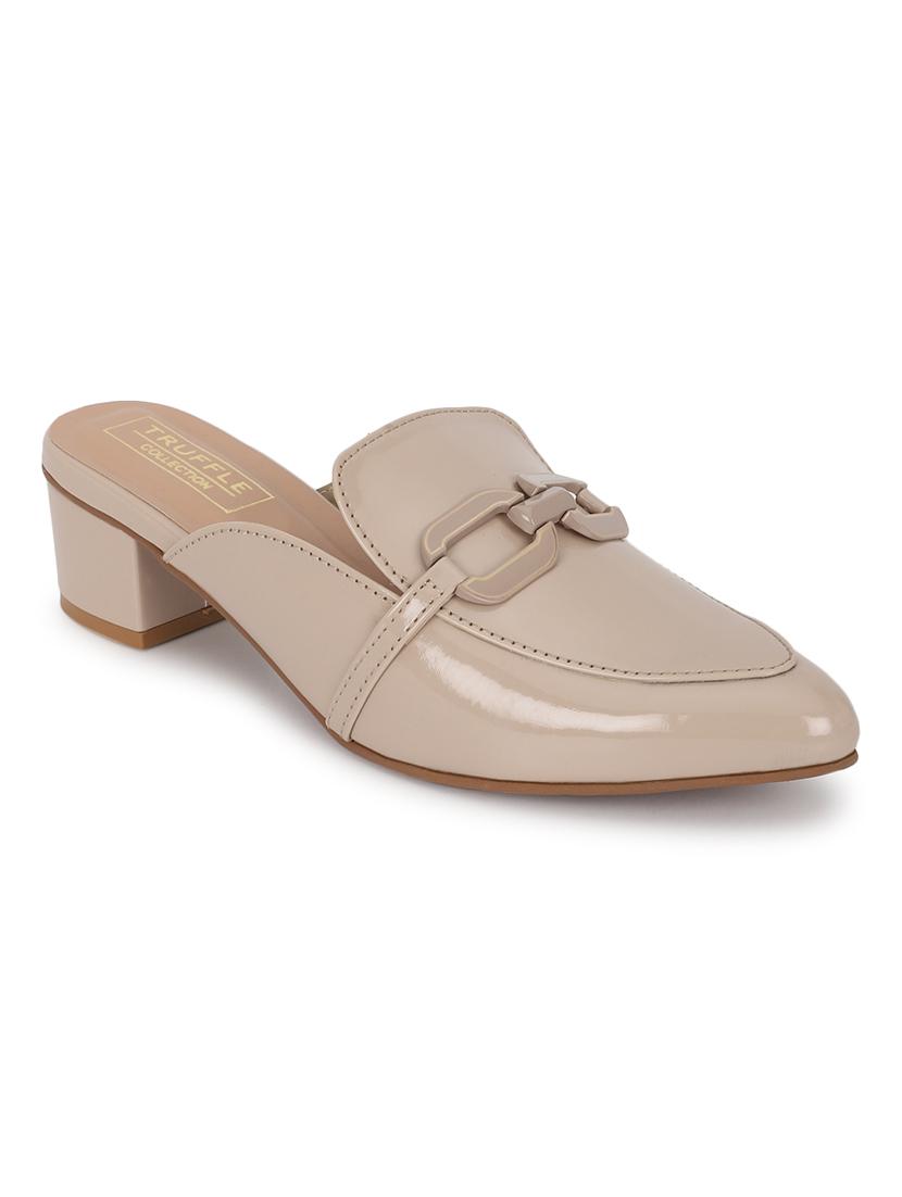 nude brown slip on sandal - 21180952 - Standard Image - 1