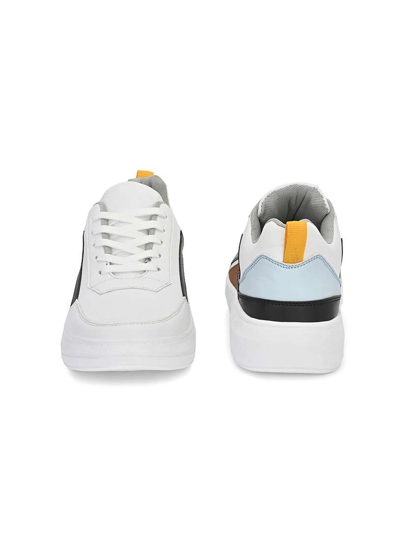 white lace up sneakers - 21181361 -  Standard Image - 4