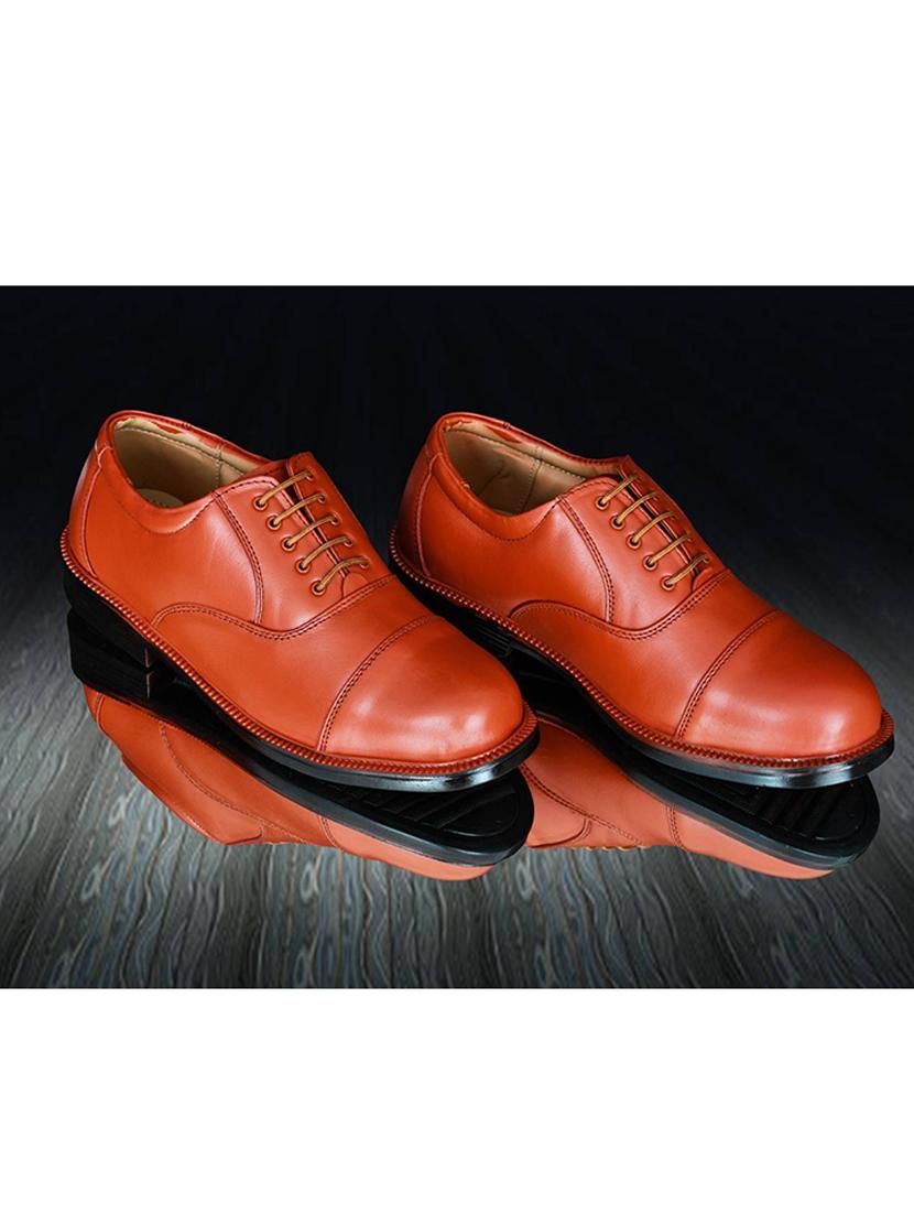 tan lace-up derby shoes - 21181367 - Standard Image - 1