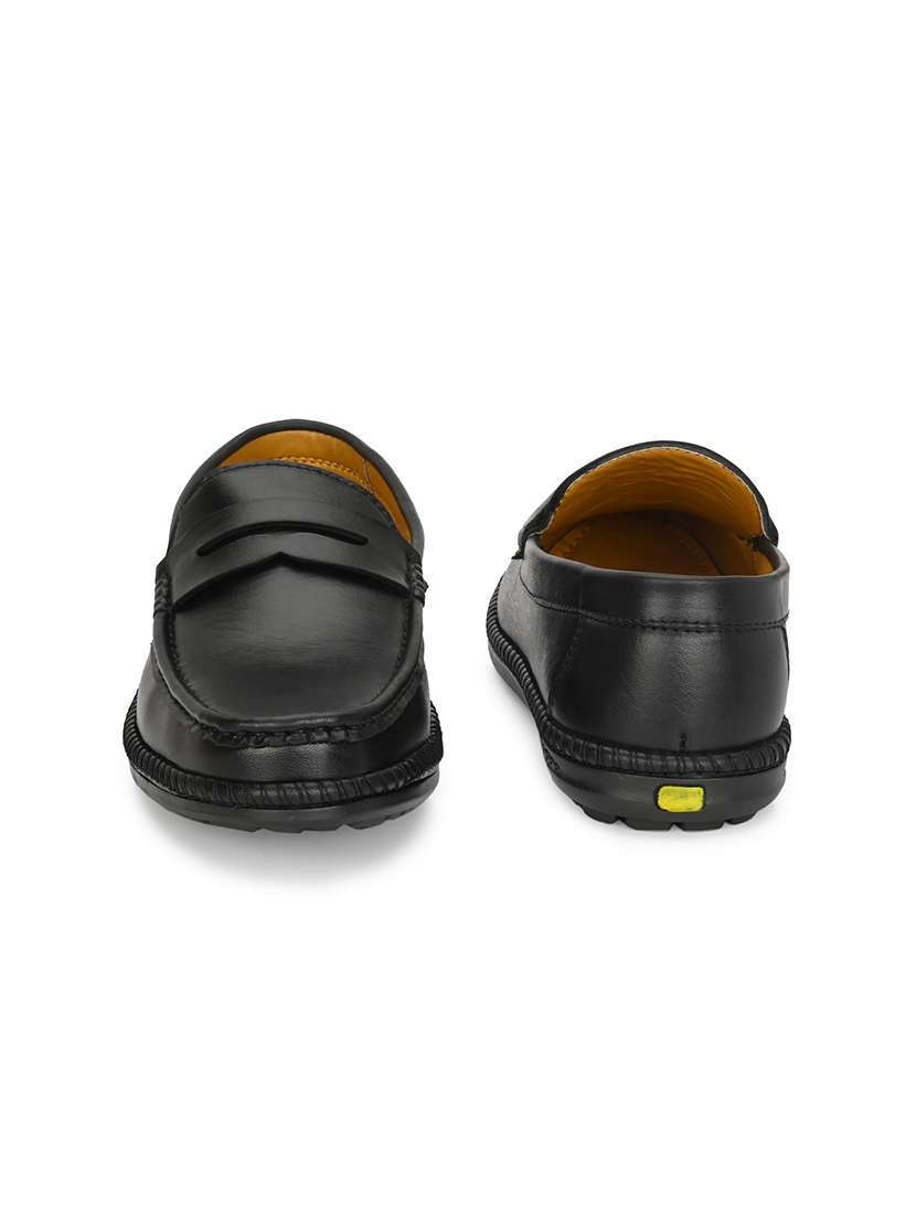 black slip on loafers - 21181375 -  Standard Image - 4