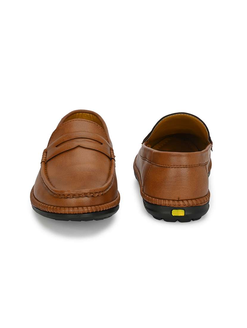 tan slip on loafers - 21181377 -  Standard Image - 4