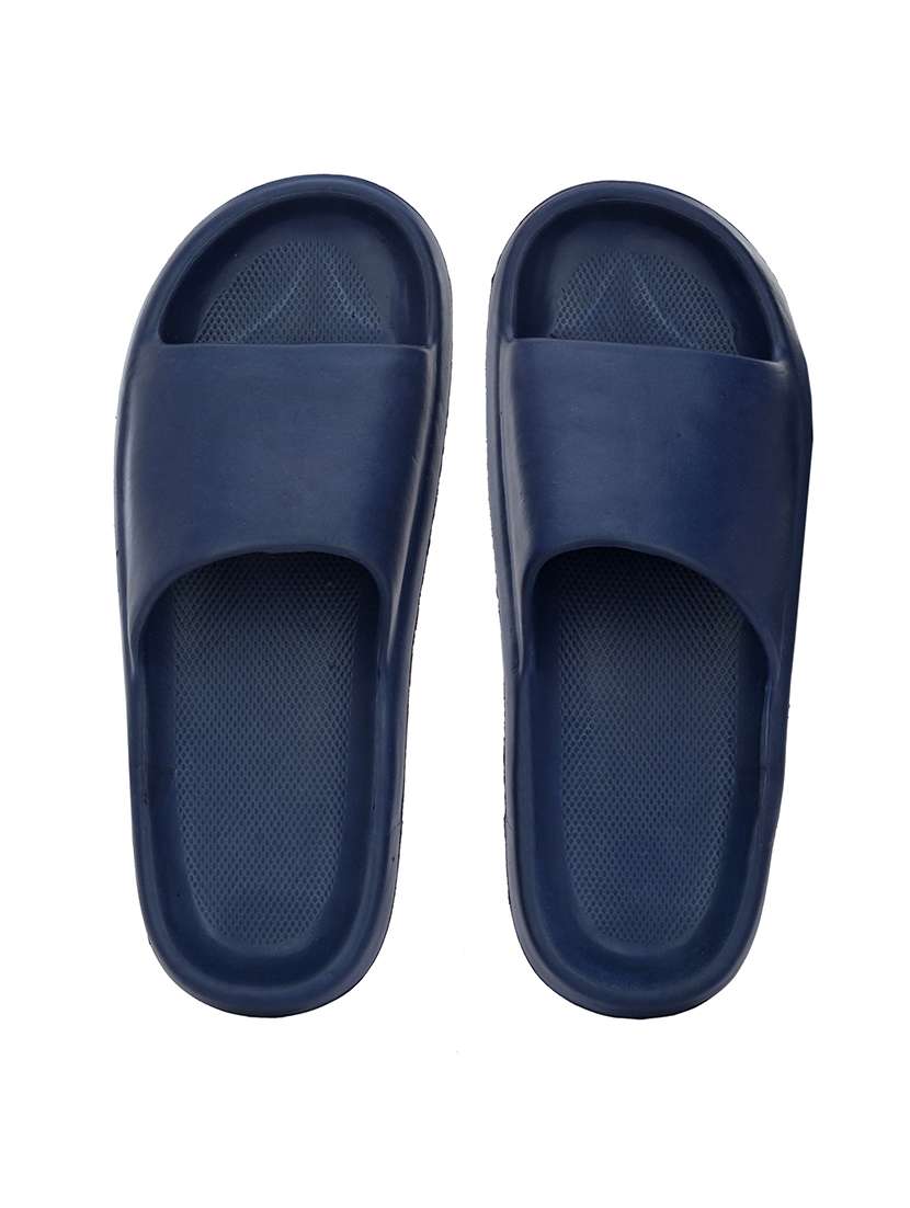 navy eva slip on flip flops - 21181379 - Standard Image - 4