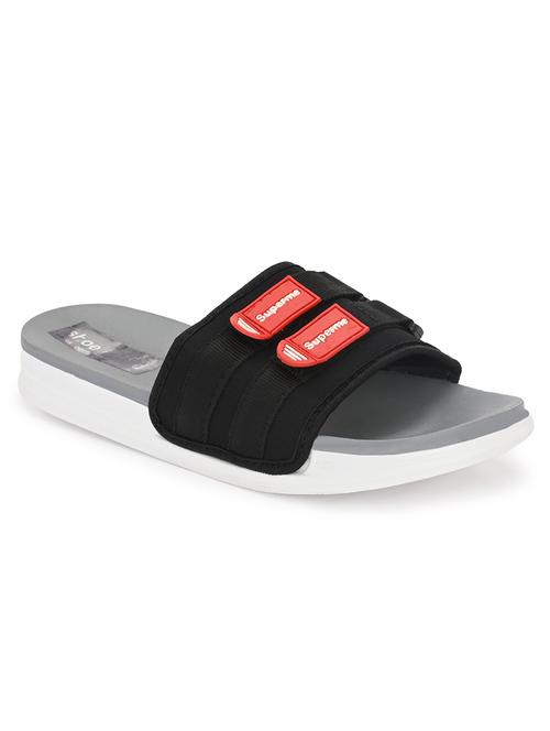 grey synthetic slip on flip flops - 21181392 -  Standard Image - 0