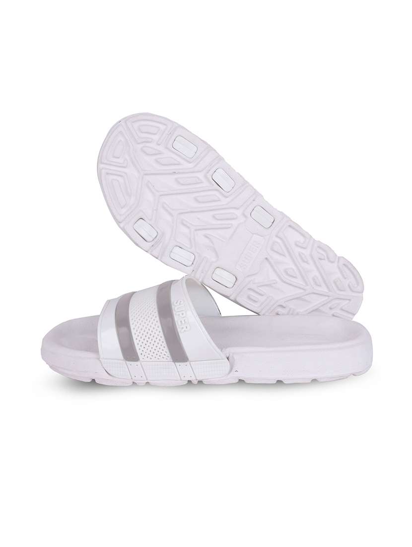 white slip on flip flop - 21181393 - Standard Image - 4