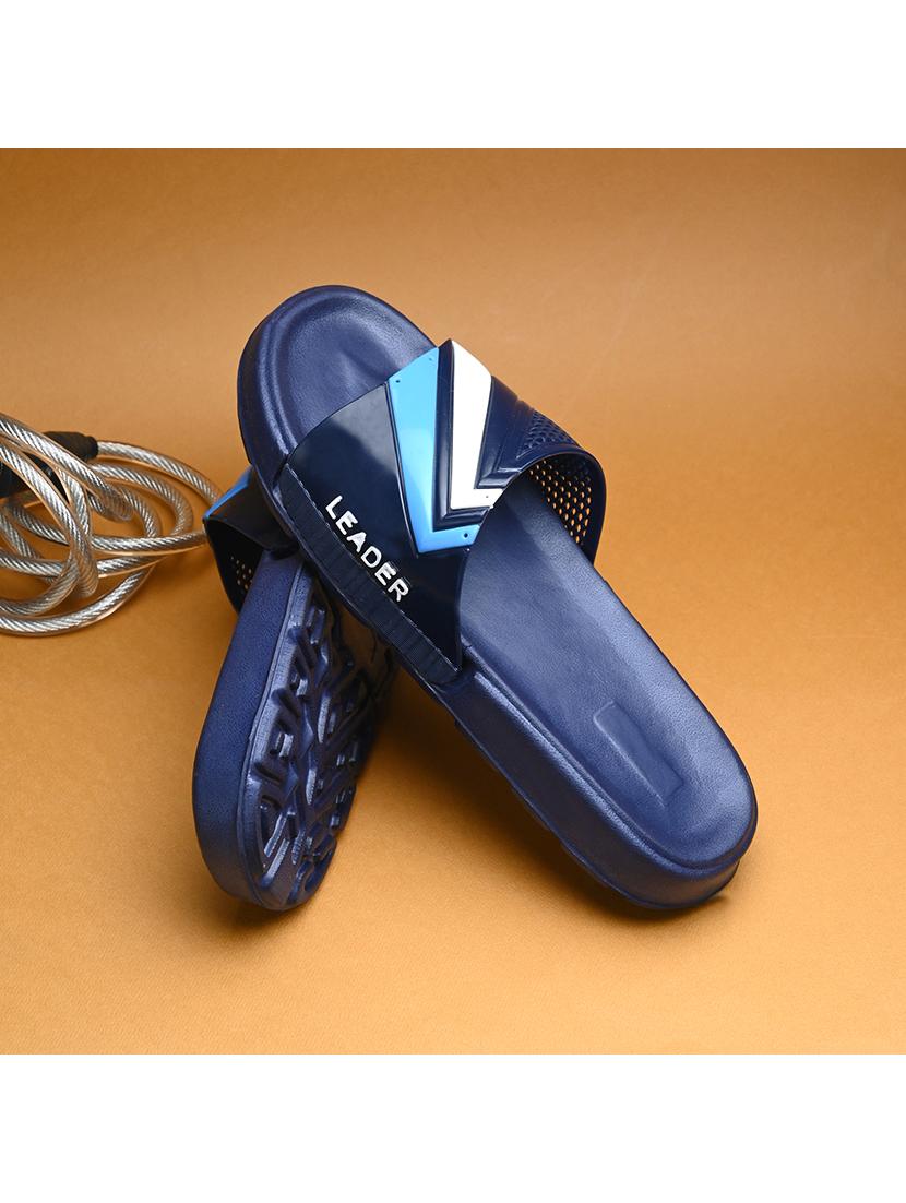 blue synthetic slip on flip flops - 21181409 - Zoom Image - 0