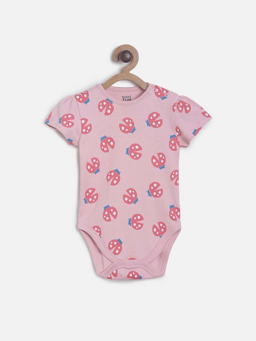 pack of 3 multi coloured printed rompers - 21182700 - Standard Image - 1
