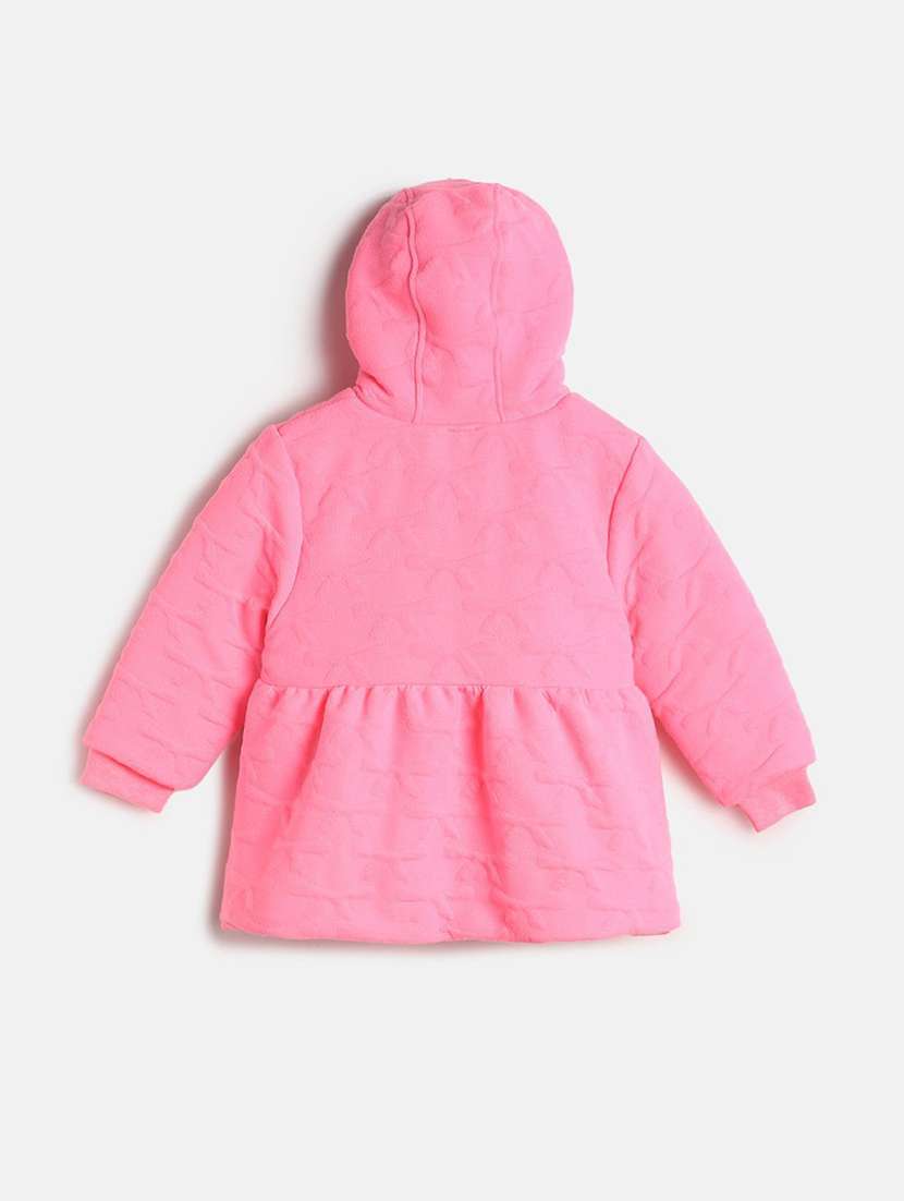 pink polyester regular jacket - 21182717 - Standard Image - 1