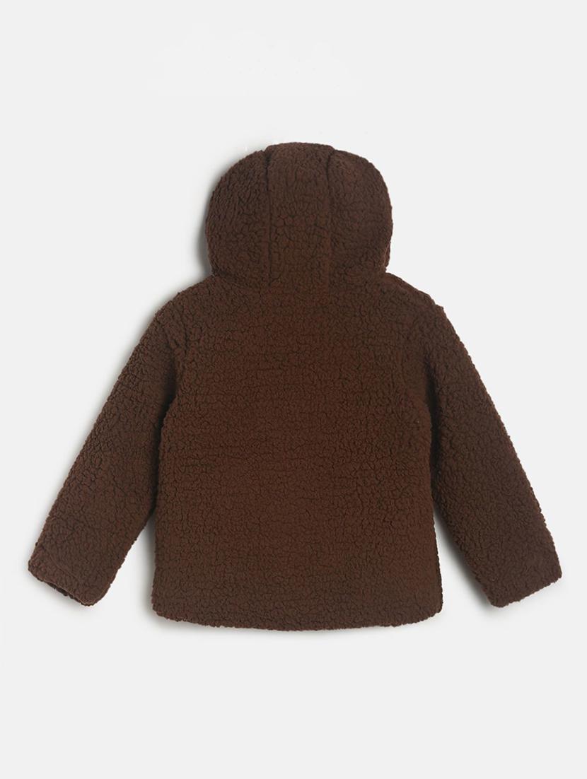 boy hooded long sleeves jacket - 21182980 - Standard Image - 1