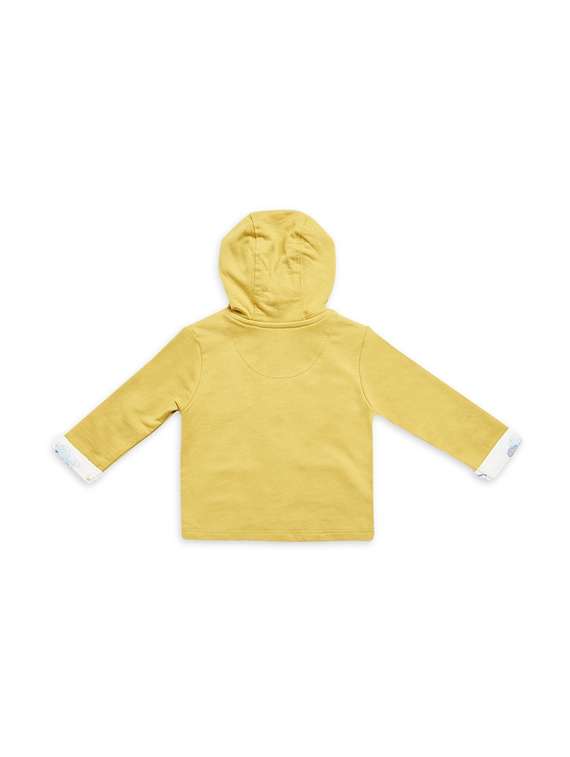 mustard cotton blend regular jackets & coat - 21183131 -  Standard Image - 1