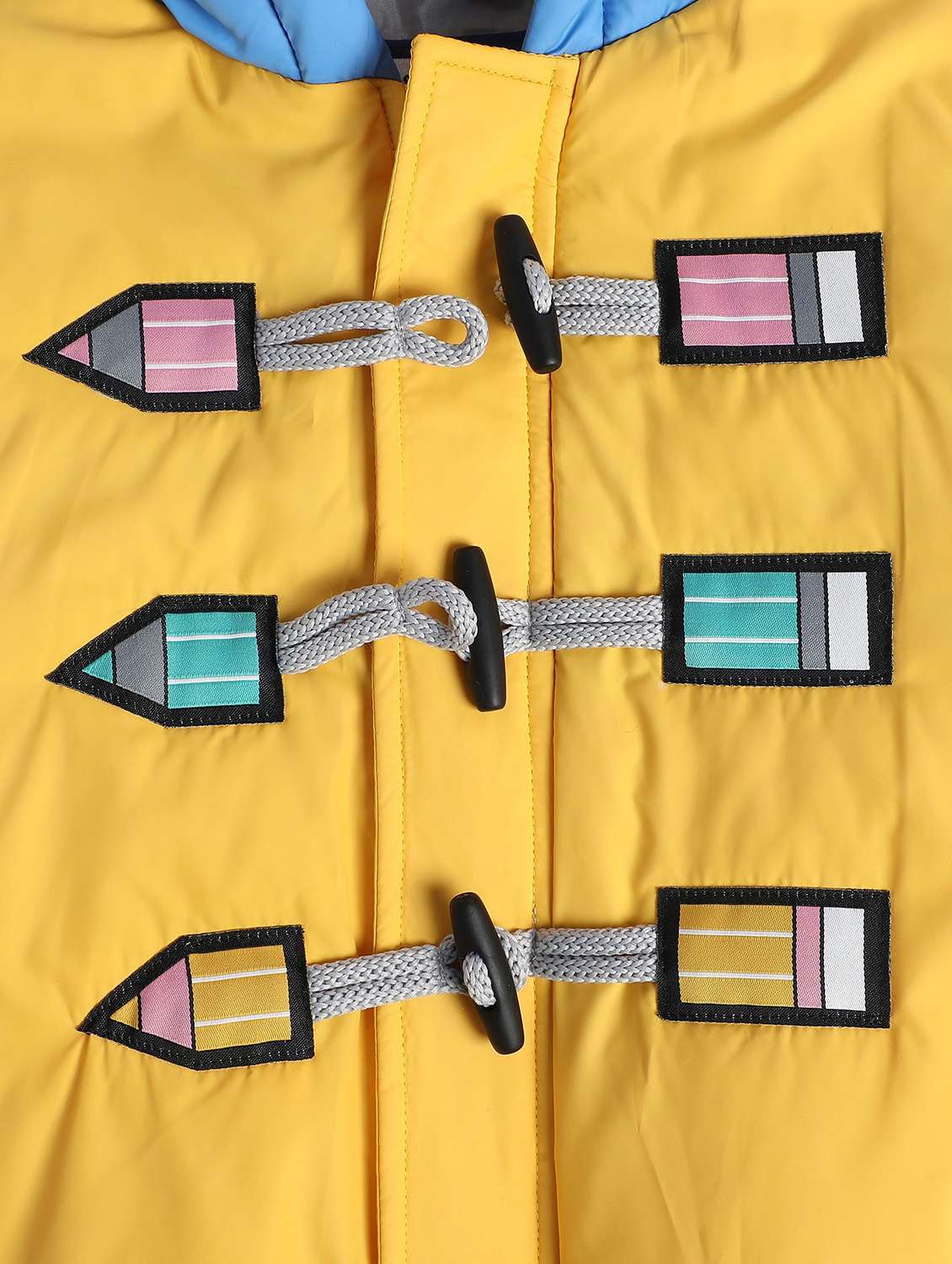 multi colored polyester regular jackets & coat - 21183197 - Standard Image - 4