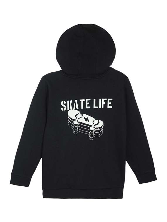 black cotton regular jackets & coat - 21183205 - Standard Image - 1