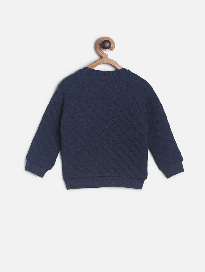 navy blue cotton sweatshirt - 21183317 -  Standard Image - 1