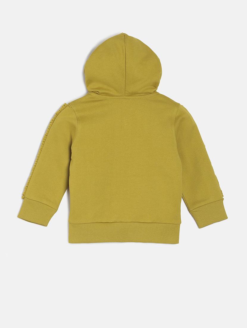 yellow cotton plain sweatshirt - 21183343 -  Standard Image - 1