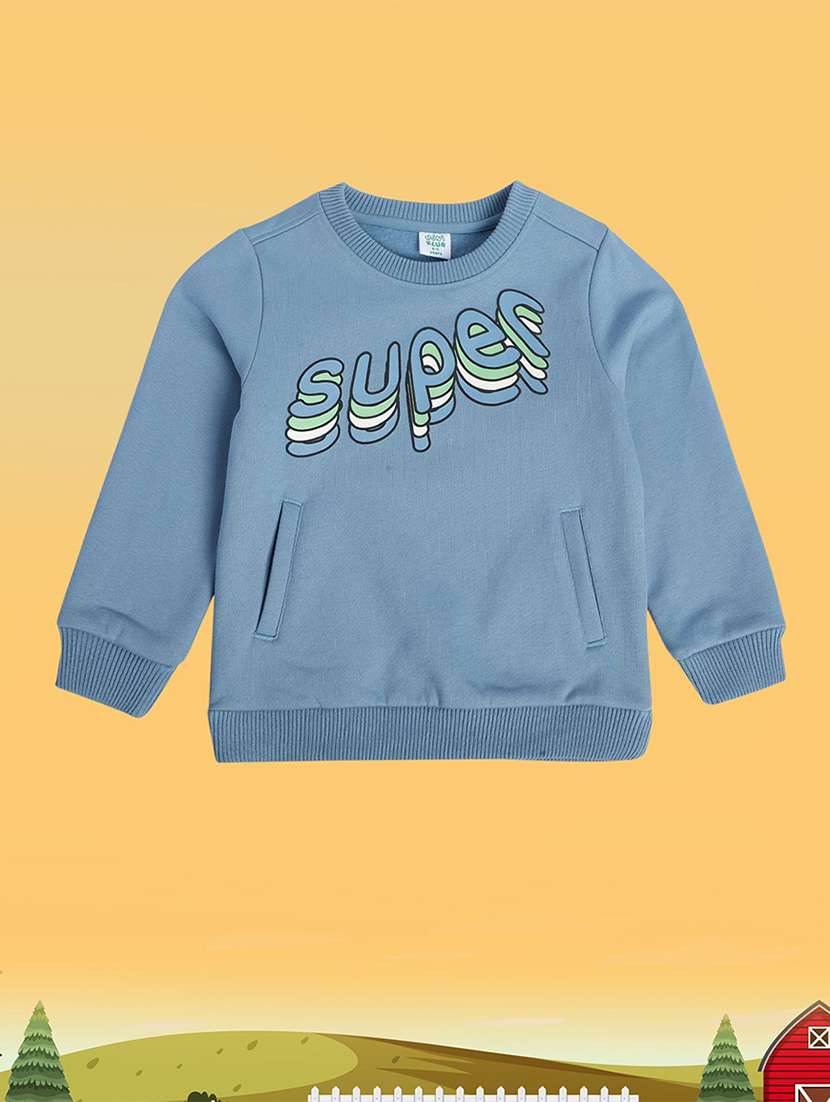 round neck long sleeves sweatshirts