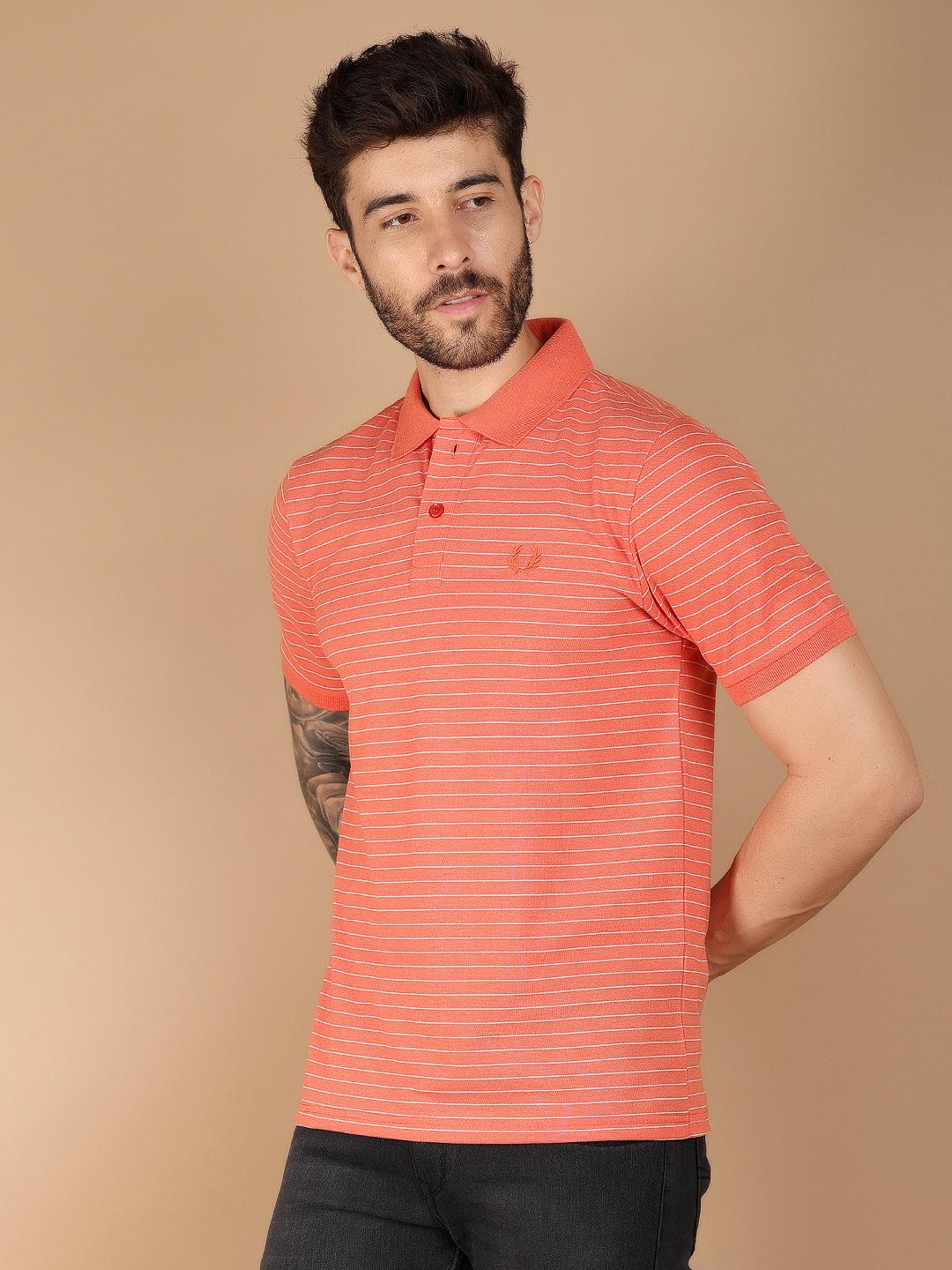 coral cotton front print tshirt - 21183672 - Standard Image - 4