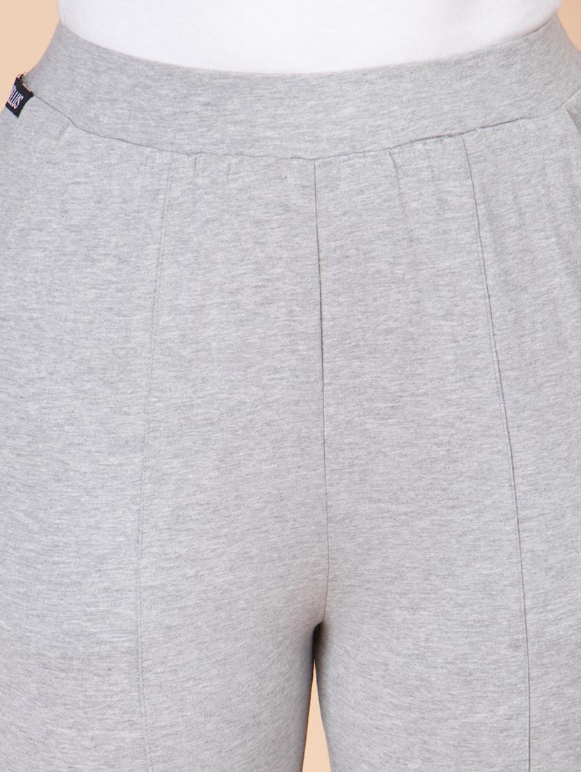 women solid high rise track pant - 21184286 - Standard Image - 6