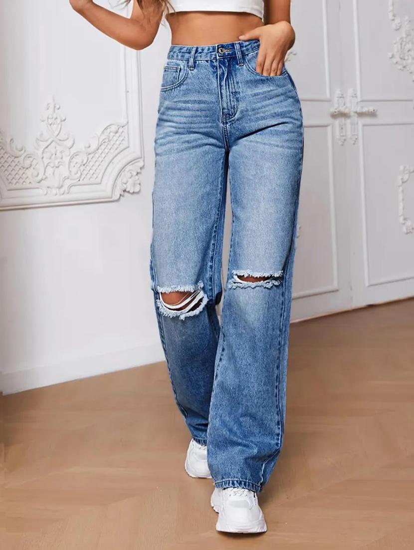 women blue denim jeans - 21185502 - Zoom Image - 0