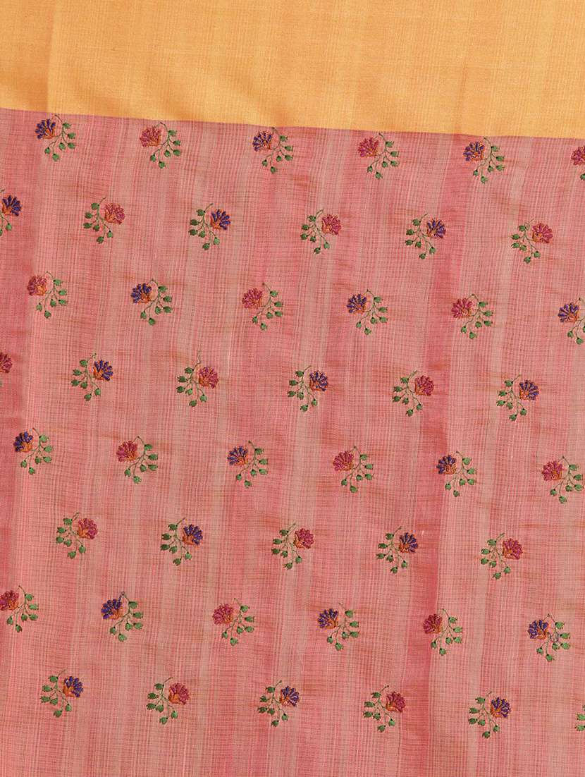 women floral bordered saree with blouse - 21185543 - Standard Image - 4