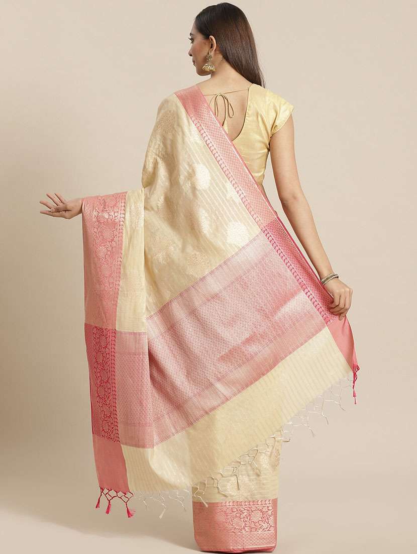 women self design bordered saree with blouse - 21185624 - Standard Image - 1