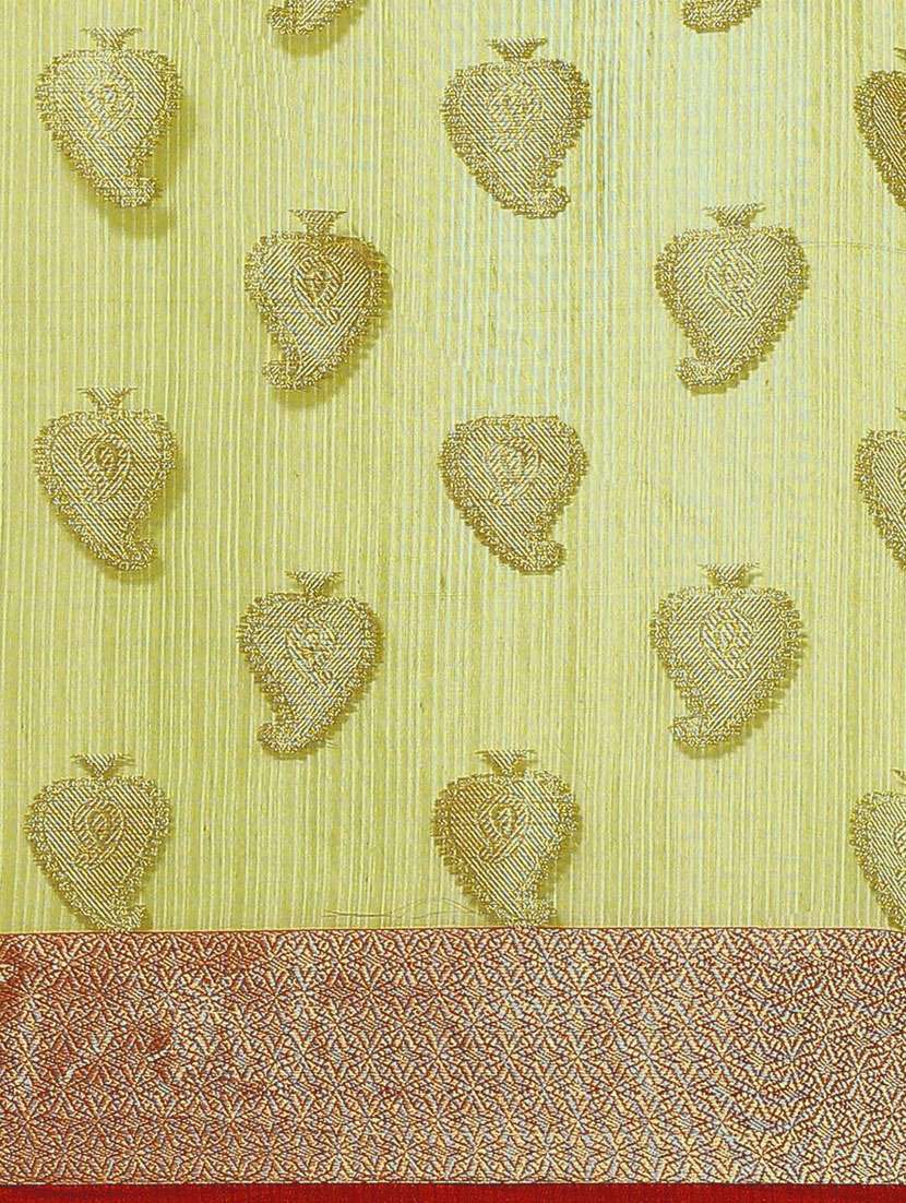 women self design bordered saree with blouse - 21185636 -  Standard Image - 4