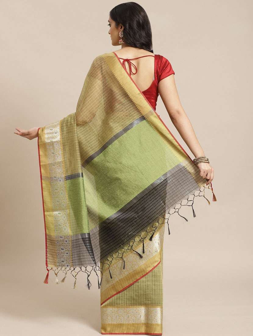 women self design bordered saree with blouse - 21185681 -  Standard Image - 1
