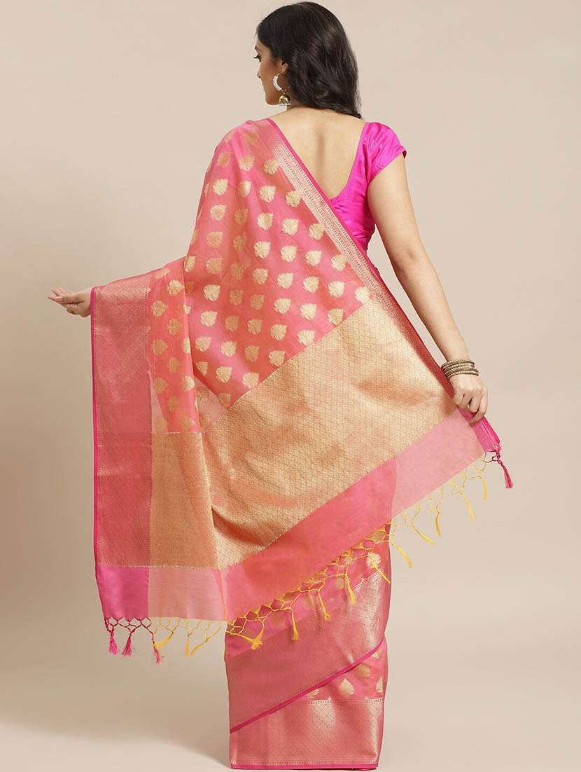 women self design bordered saree with blouse - 21185719 - Standard Image - 1