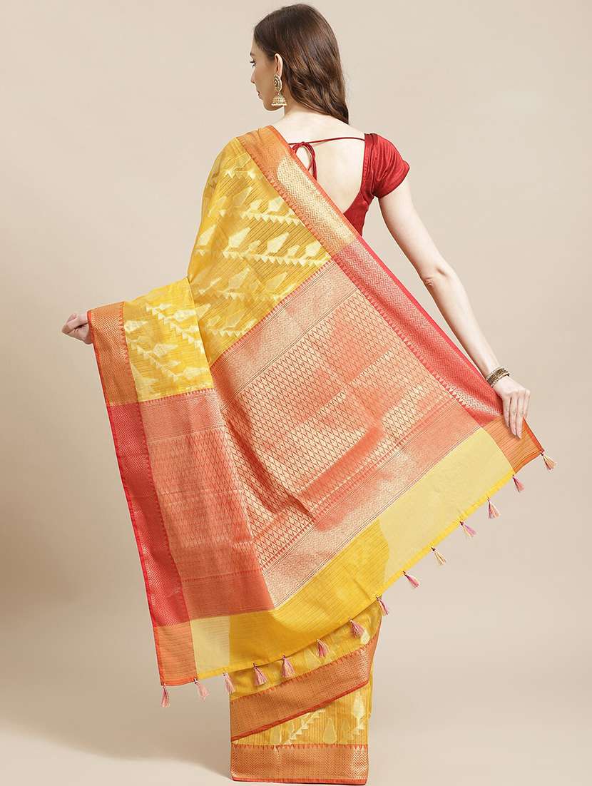 women self design bordered saree with blouse - 21185727 - Standard Image - 1