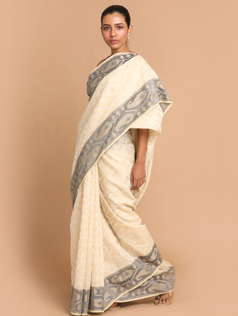 women self design bordered saree - 21185886 - Standard Image - 1