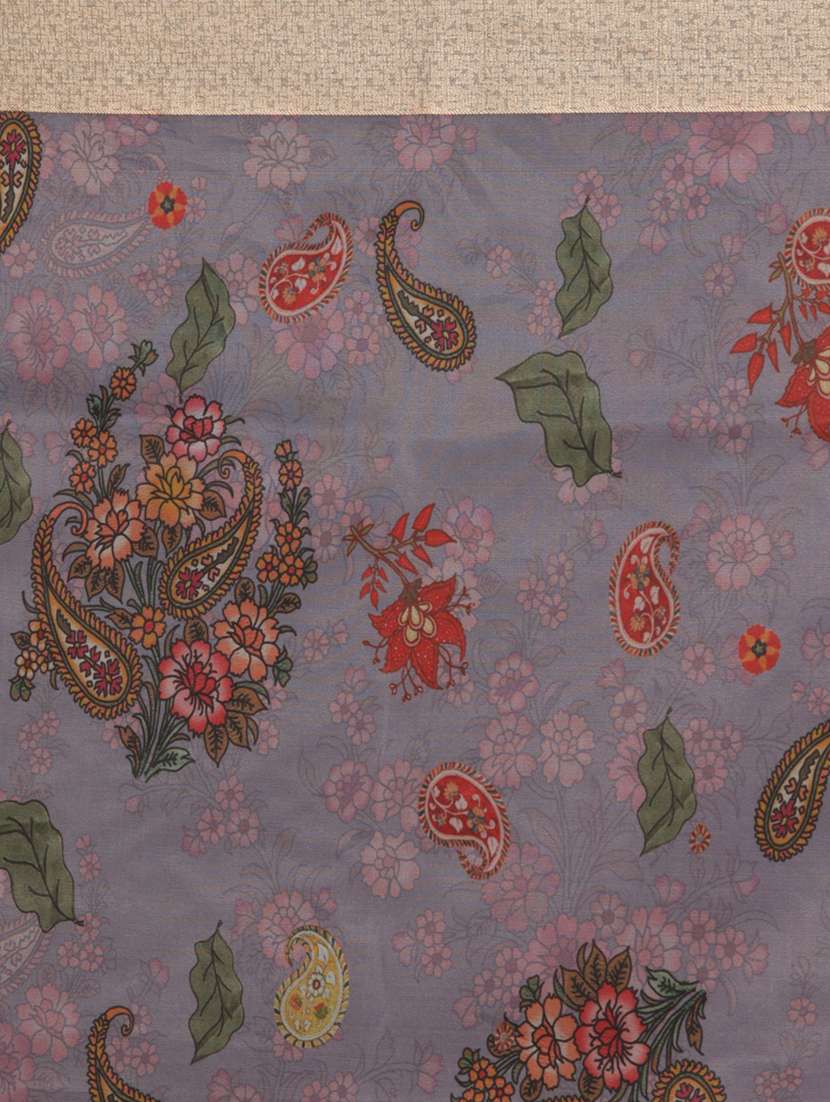 women printed saree with blouse - 21185946 -  Standard Image - 4