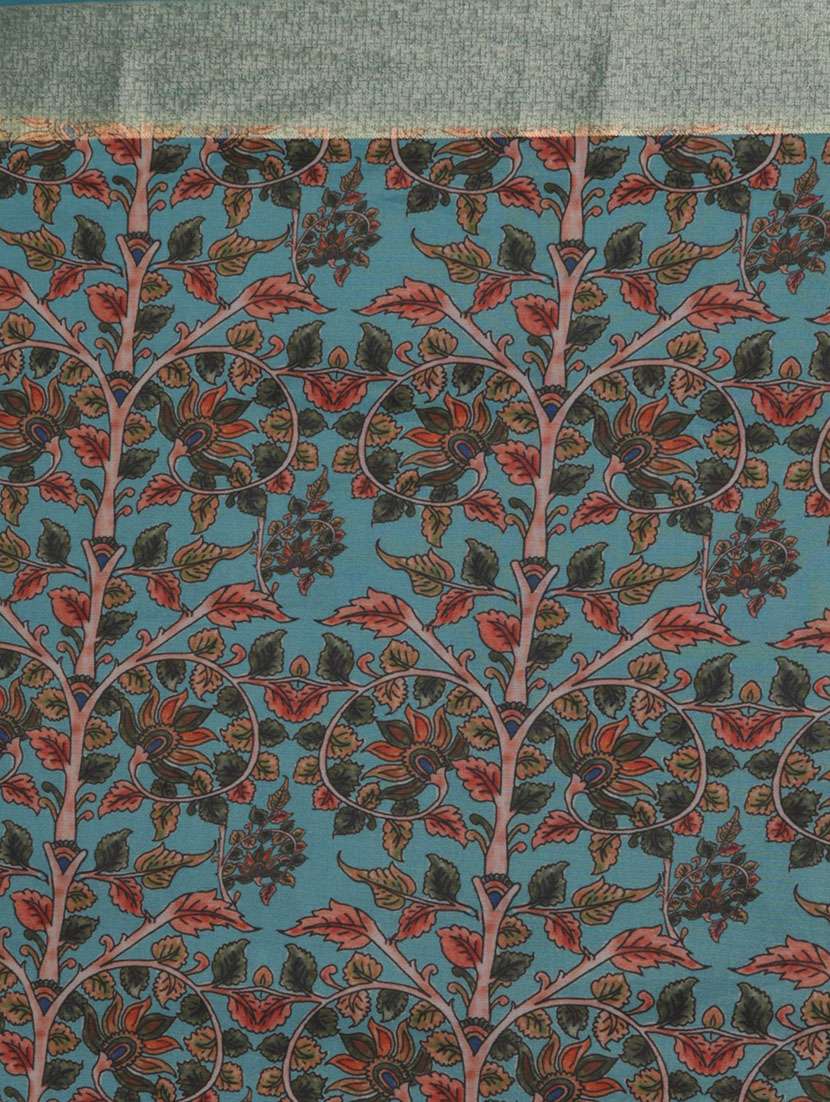 women printed saree with blouse - 21185963 -  Standard Image - 4