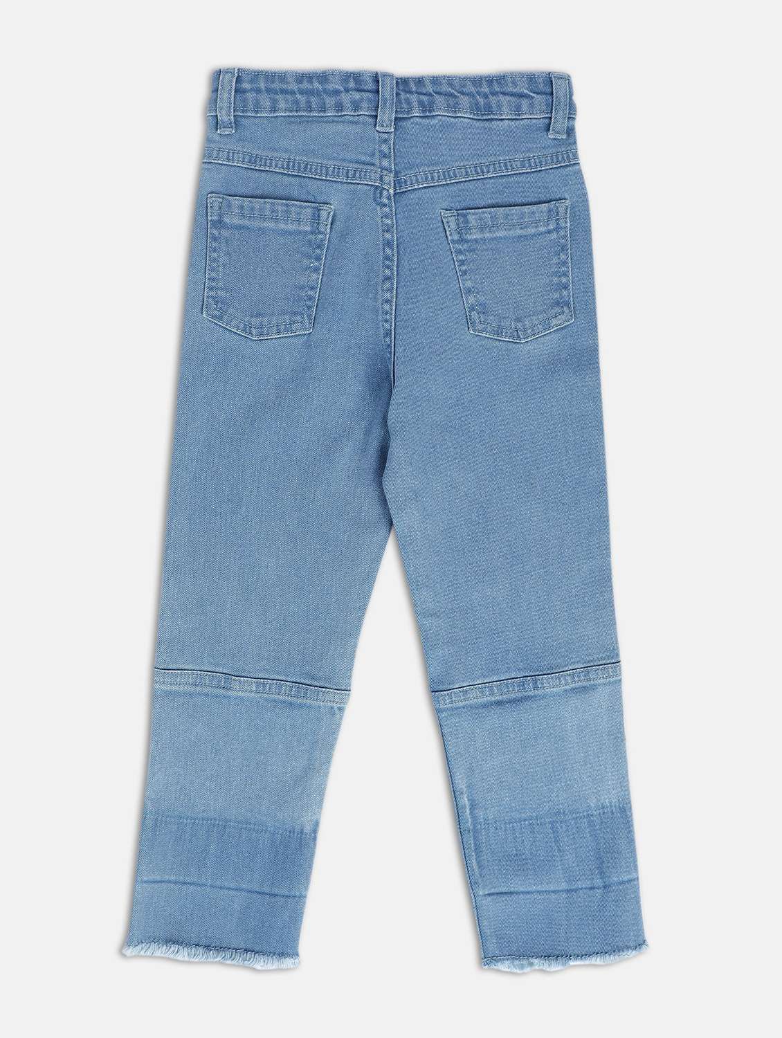 light blue cotton blend jean - 21186356 - Standard Image - 1