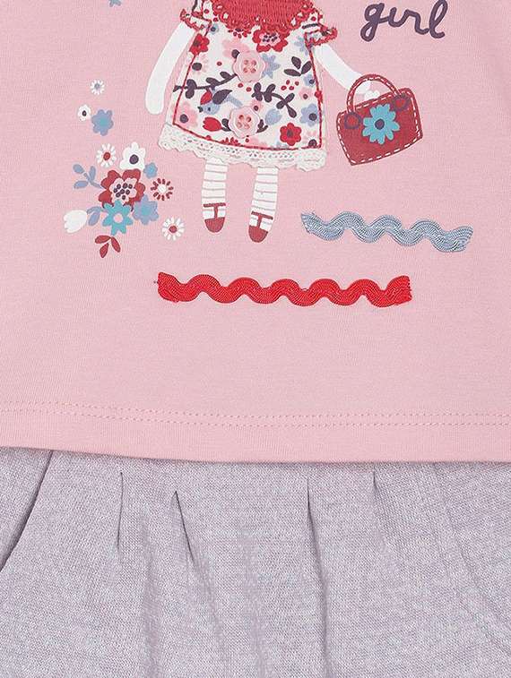 kids printed full length twin set - 21186557 - Standard Image - 4