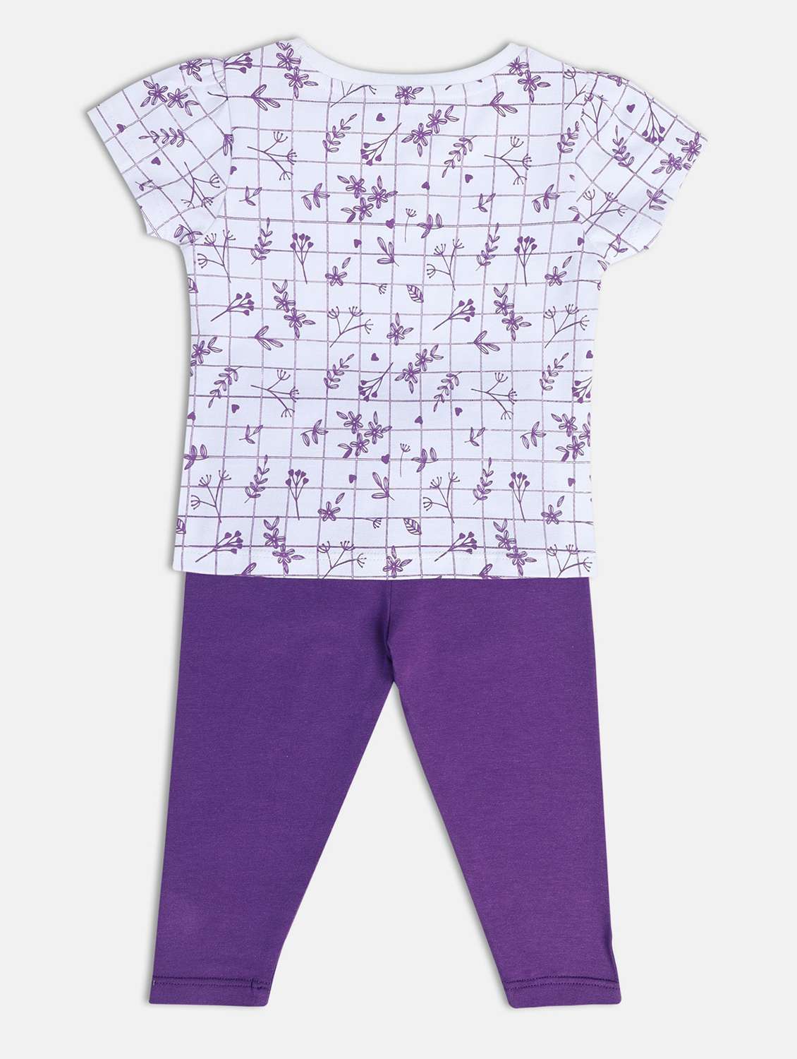 kids printed full length twin set - 21186995 - Standard Image - 1
