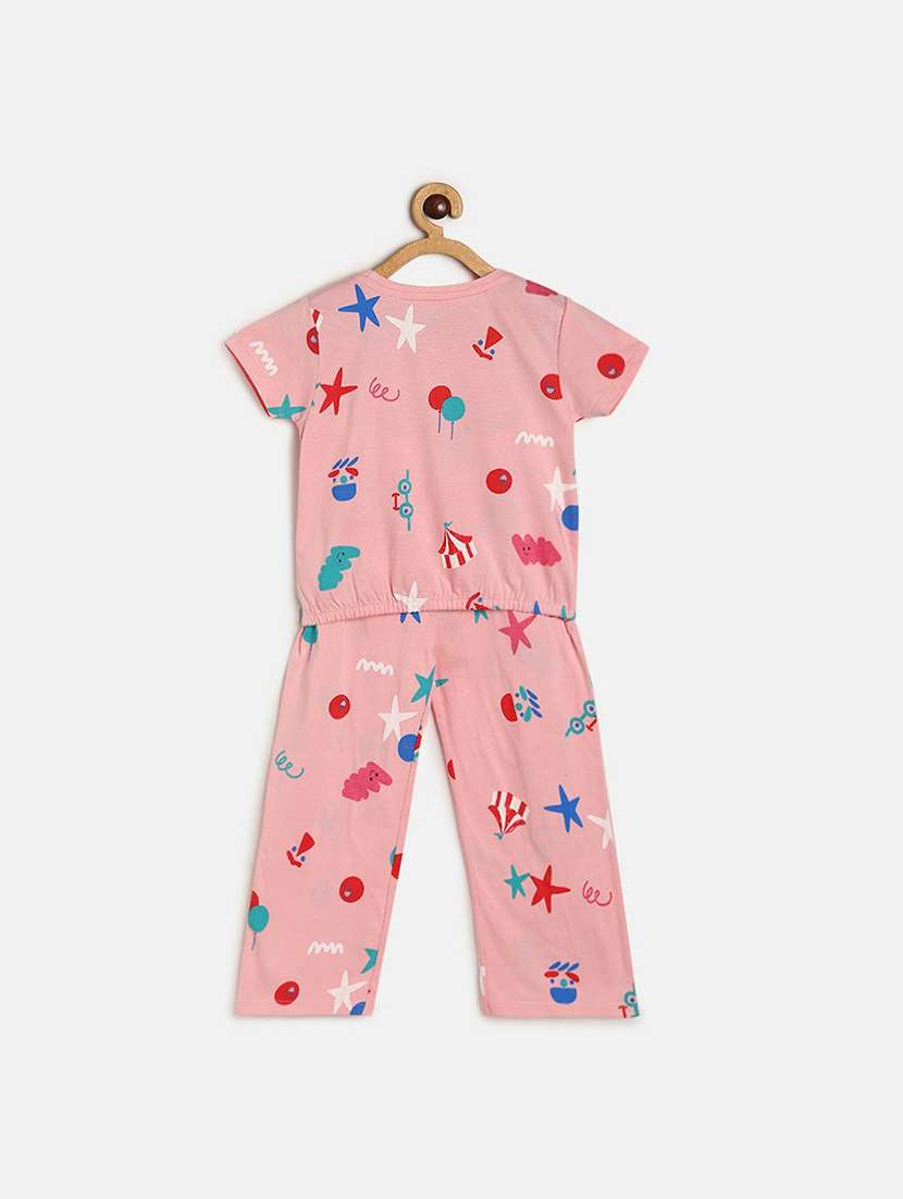 pink cotton twin set - 21187032 -  Standard Image - 1