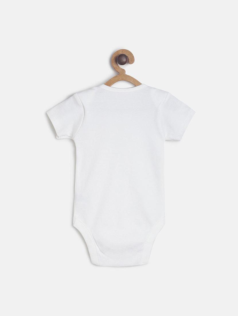 kids round neck solid onesies and rompers set - 21187204 - Standard Image - 4